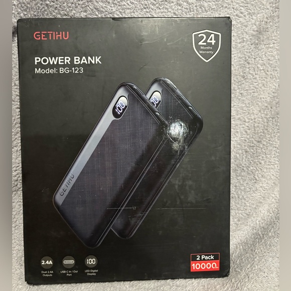 Getihu power bank. Model‎ : BG-123. 2 pack. - Picture 1 of 3